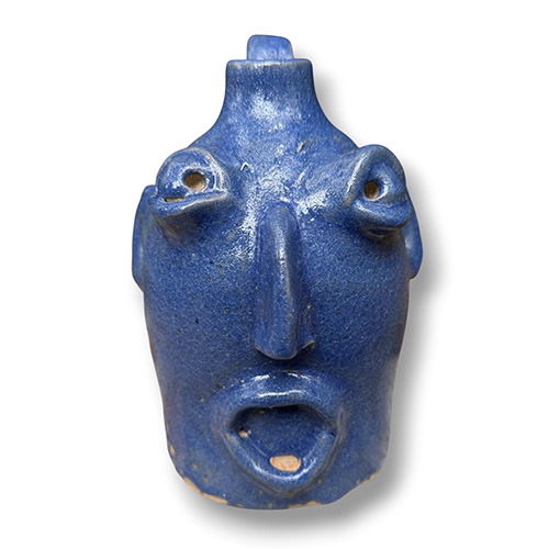 Daniel Bollinger 7" Blue Face Jug DP6202
